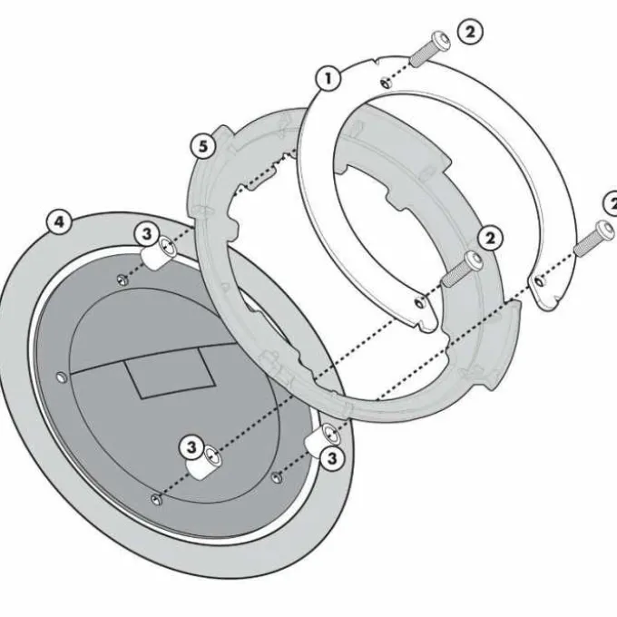 Flangia Tanklock BF11 BMW-DUCATI-KTM