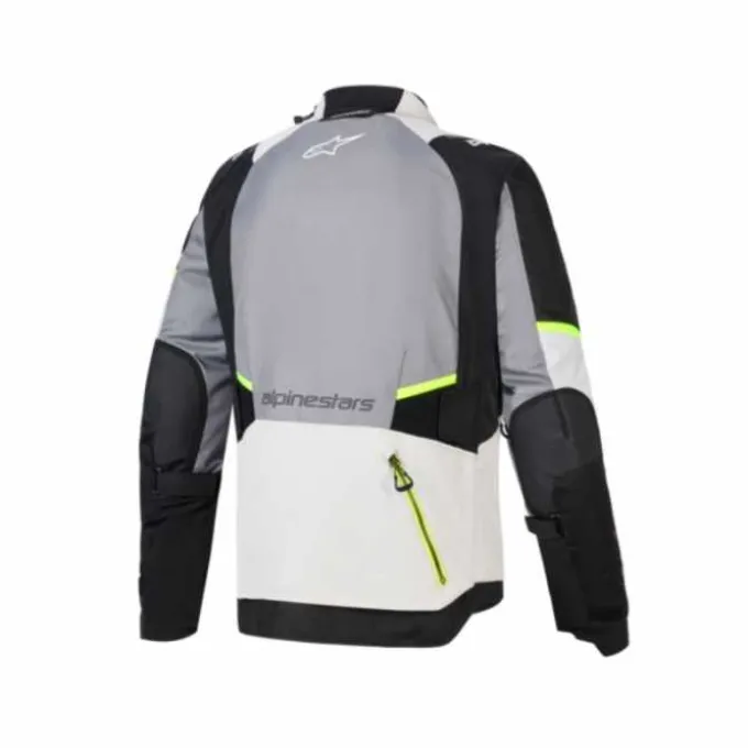 Giacca Andes V4 Drystar Grigio Giallo Nero