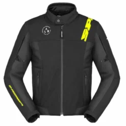 Giacca Corsa Tex Nero Giallo