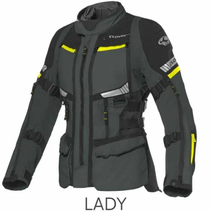 Giacca GTS-5 Lady Airbag WP Antracite Giallo