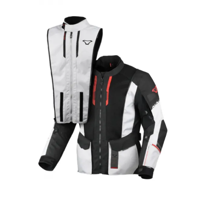 Giacca Macna Air Hybrid 2.0 WP grigio nero rosso