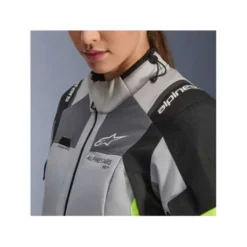 Giacca Stella Andes V4 Drystar Grigio Giallo Fluo