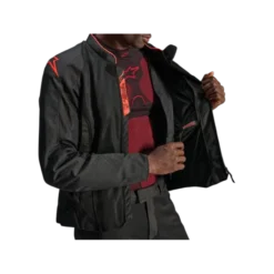 Giacca Viper 4 Air nero rosso fluo