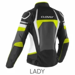 Giubbotto Airblade-5 Tex Lady Nero Bianco Giallo Fluo