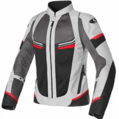 Giubbotto Airjet-5 tex Grigio Rosso
