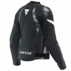 Giubbotto Avro 5 Lady Pelle Nero Bianco
