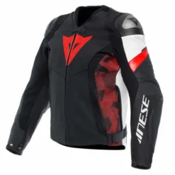 Giubbotto Avro 5 Nero Bianco Rosso Fluo