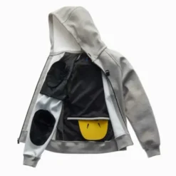 Giubbotto Blauer Easy Open Hoody grigio