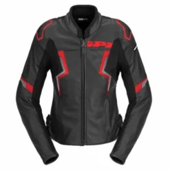 Giubbotto Evorider 3 Lady pelle Nero Rosso