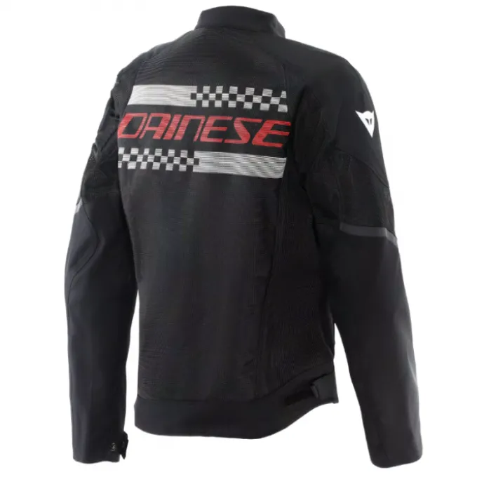 Giubbotto Herosphere Air Tex strisce bianche nero rosso