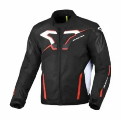 Giubbotto Macna Tazar 2.0 WP Nero Bianco Rosso