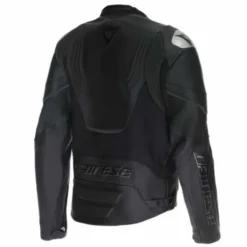 Giubbotto Racing 5 Pelle Nero