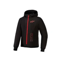 Giubbotto Radium Tech Hoodie Nero Rosso