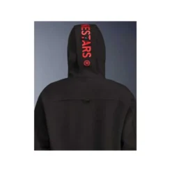 Giubbotto Radium Tech Hoodie Nero Rosso