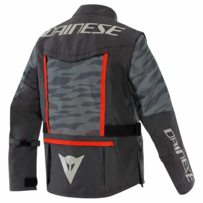 Giubbotto Sterrato Tex Nero Grigio Rosso