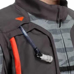 Giubbotto Sterrato Tex Nero Grigio Rosso