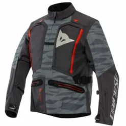 Giubbotto Sterrato Tex Nero Grigio Rosso