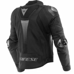 Giubbotto Super Speed 4 Pelle Nero Grigio