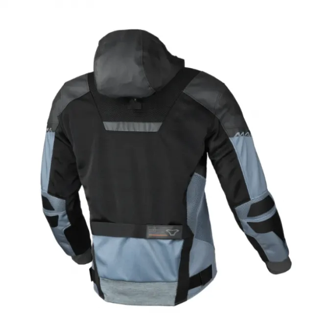 Giubbotto Tessuto Macna Rebelite nero grigio azzurro