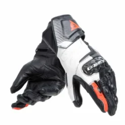Guanto Carbon 4 Long Lady Nero Bianco Rosso Fluo