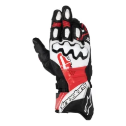 Guanto GP Plus R V3 Bianco Rosso Nero