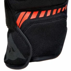 Guanto Mig 3 Air Pelle-Tex Nero Rosso Fluo