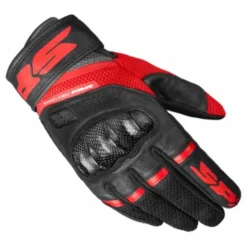Guanto Power Carbon Nero Rosso