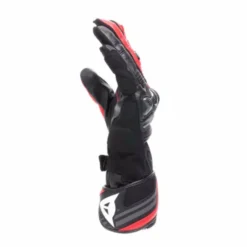 Guanto Reacto Carbon Long Nero Rosso