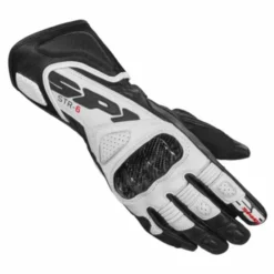 Guanto STR-6 Lady Pelle Bianco Nero
