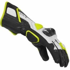 Guanto STR-6 Pelle Bianco Giallo