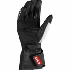 Guanto STS-3 Pelle Nero Rosso