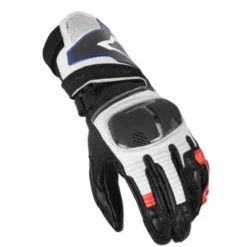 Guanto Thandor Pelle Bianco Rosso Blu