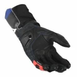 Guanto Thandor Pelle Bianco Rosso Blu