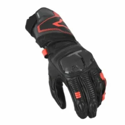 Guanto Thandor Pelle Nero Rosso