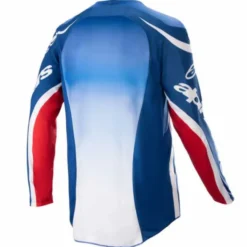 Maglia Racer Semi Jersey Blu Arancio Caldo