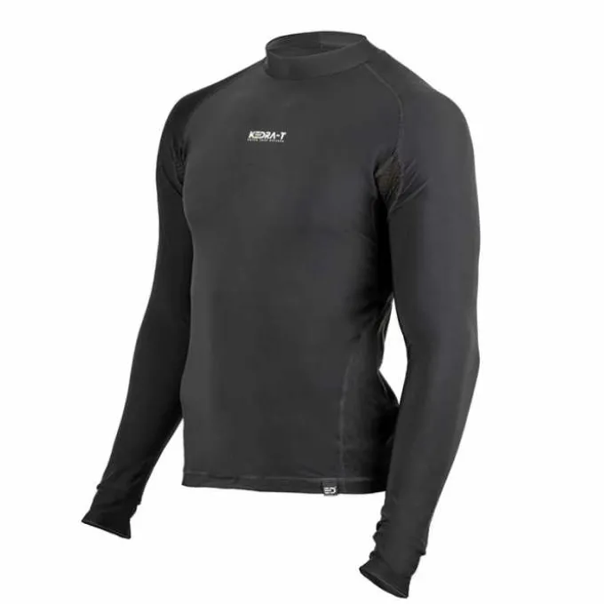 Maglia Underwear Termica in Micro-Pile Nero Unisex
