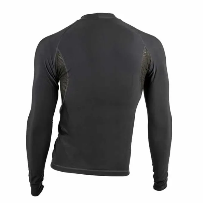 Maglia Underwear Termica in Micro-Pile Nero Unisex