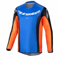 Maglia Youth Racer Melt Arancione Blu Bianco