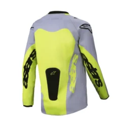 Maglia Youth Racer Veil grigio giallo fluo