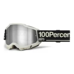 Maschera Accuri 2 Glow Trasparente Lente Specchio Argento