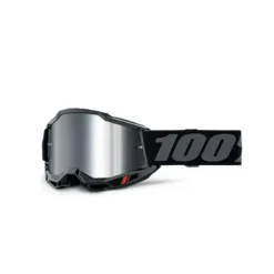 Maschera Accuri 2 Nero Lente Specchio Argento