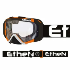 Maschera 4EN11 Enduro Nero Arancio
