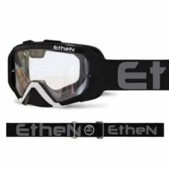 Maschera 4EN08 Enduro Nero Grigio