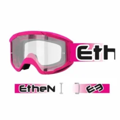 Maschera Ethen 06 Basic Fuxia Lente trasparente