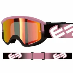 Maschera Ethen 06 Evolution Nero Rosa Lente Rossa