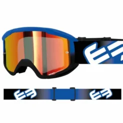 Maschera Ethen 06 Evolution Nero Blu Lente Rossa