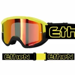 Maschera Ethen 06 Evolution Nero Giallo Lente Rossa