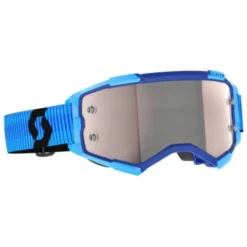 Maschera Fury Blu Nero lente Argento
