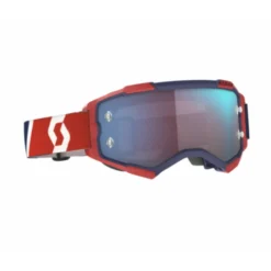 Maschera Fury Rosso Blu Lente Blu