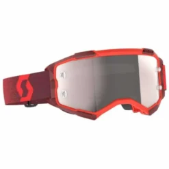 Maschera Fury Rosso Lente Argento